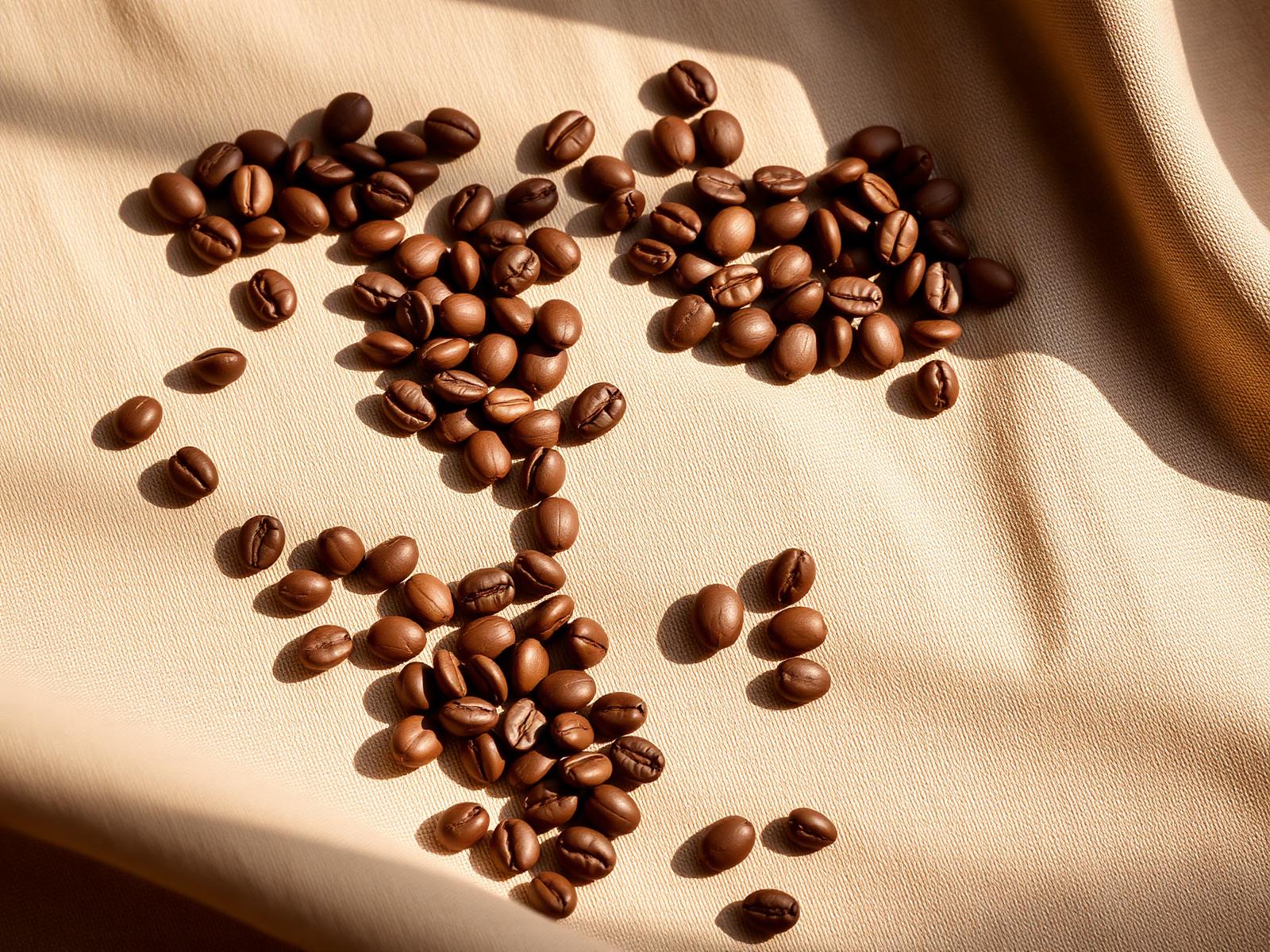Roasted coffee beans
